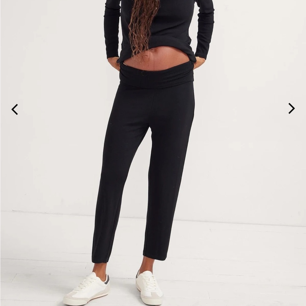 Hatch Collection The Softest Rib Over Under Lounge Pant - Picture 3 of 3